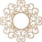 Ekena Millwork Reims Wood Fretwork Pierced Ceiling Medallion, Alder, 26"OD x 9 7/8"ID x 3/8"T CMWP26X26X0375REAL - alternate 2
